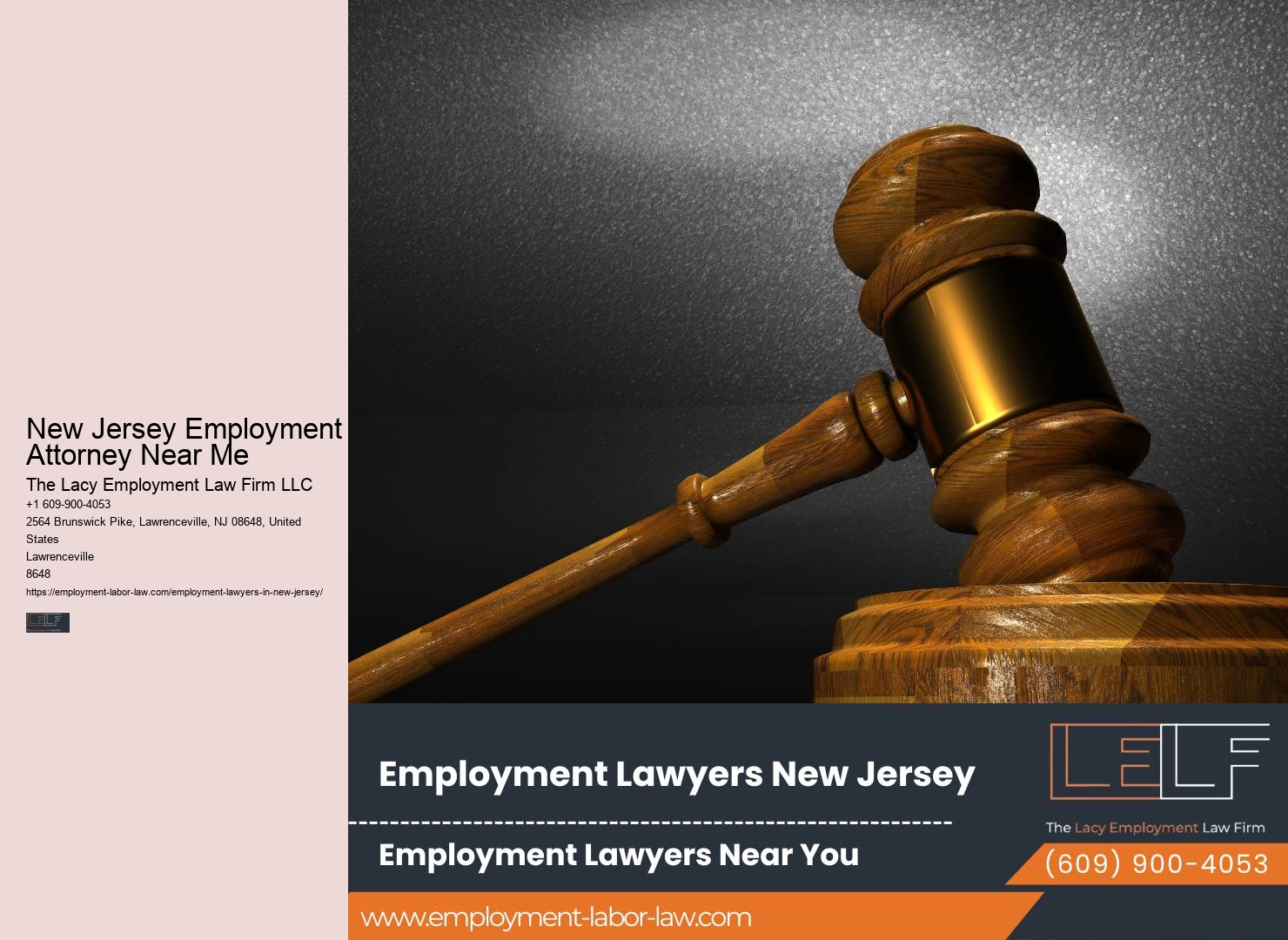 NJ Employment Law Case Evaluation