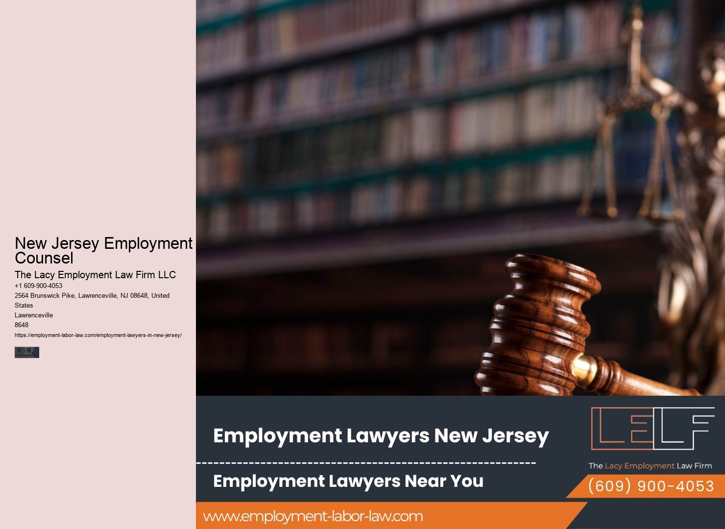 New Jersey Employment Counsel Family and Medical Leave Lawyer
