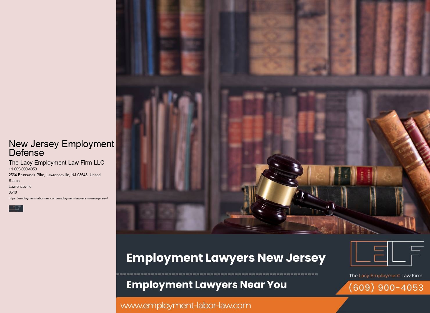New Jersey Employment Defense Employment Legal Specialist