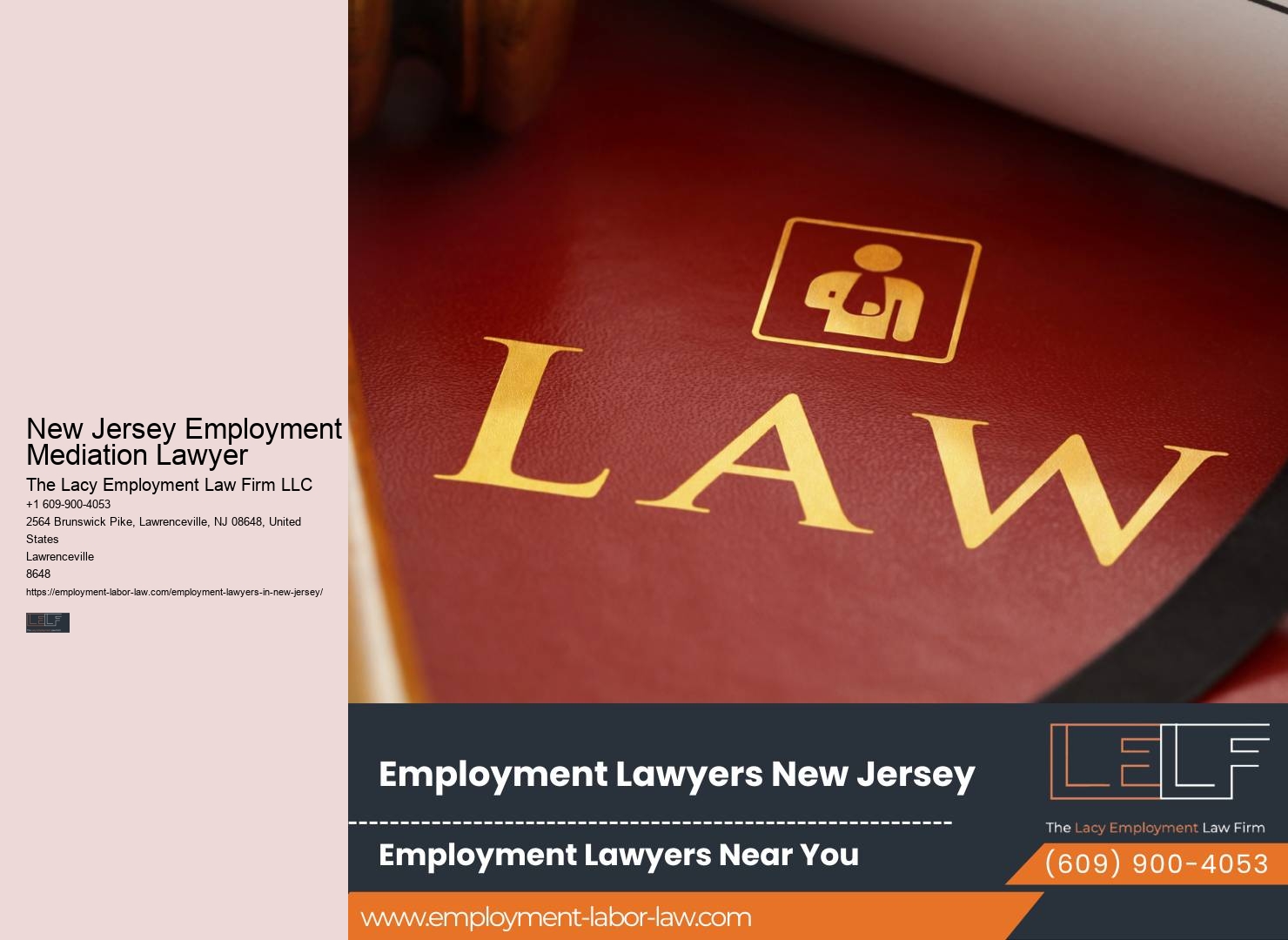 NJ Employee Rights Legal Counsel