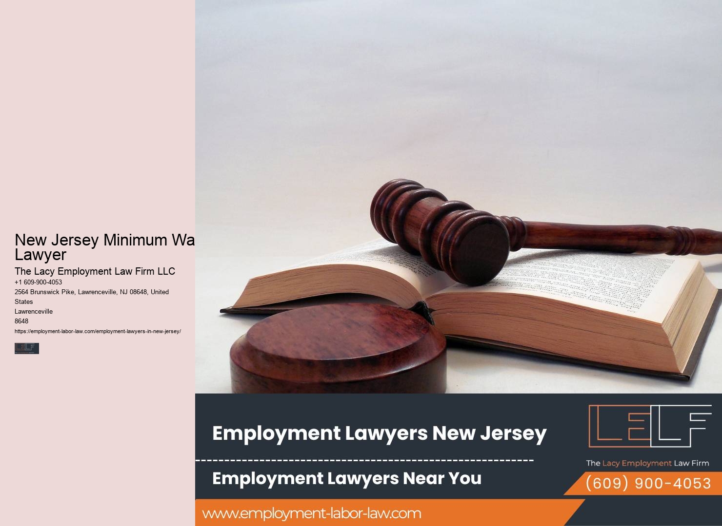 NJ Employment Dispute Lawyer
