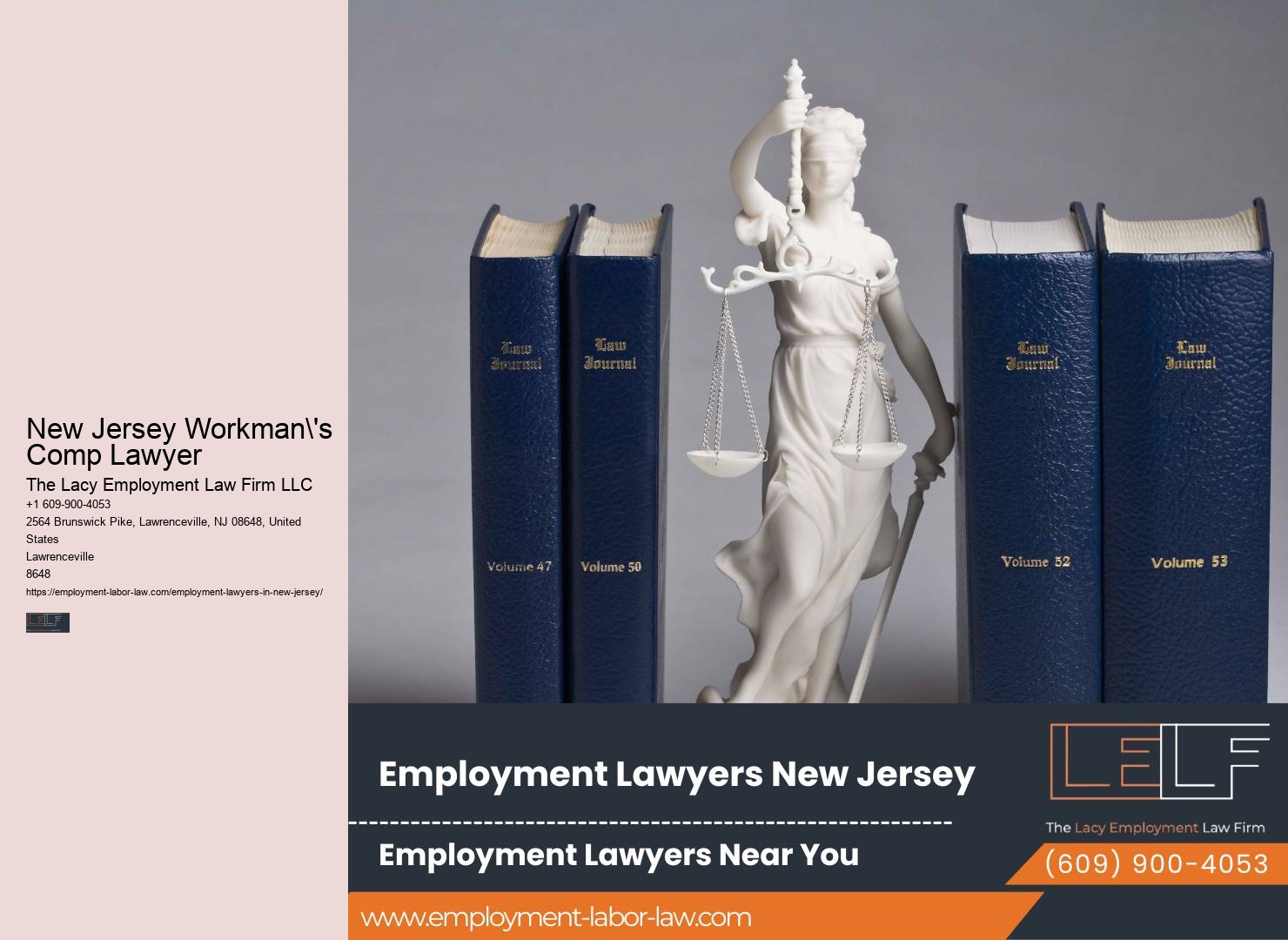 New Jersey Workman's Comp Lawyer Employment Lawyer Consultation