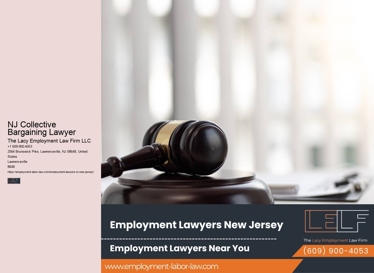 NJ Collective Bargaining Lawyer Employment Legal Representation