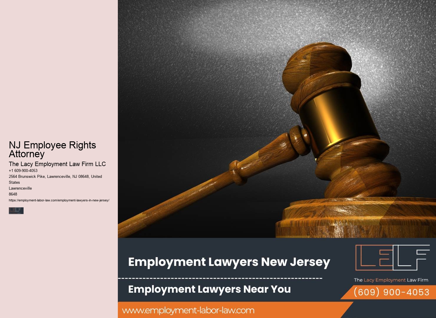NJ Employee Rights Attorney Employee Law Advocate