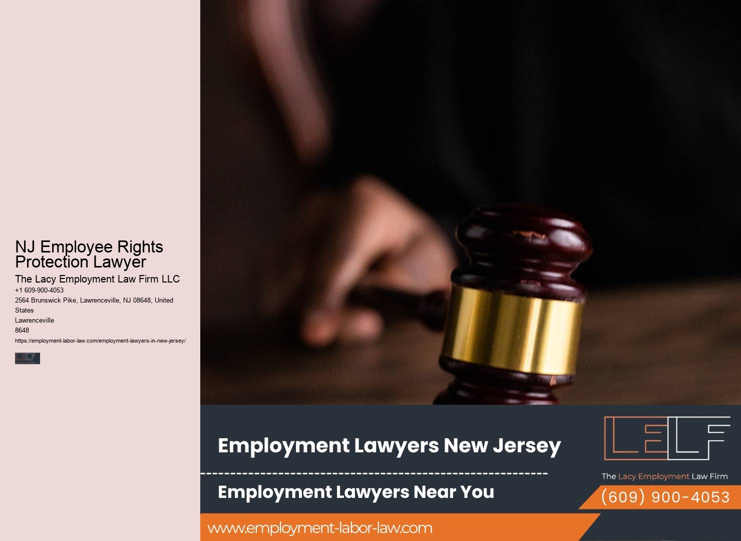 NJ Employee Termination Attorney