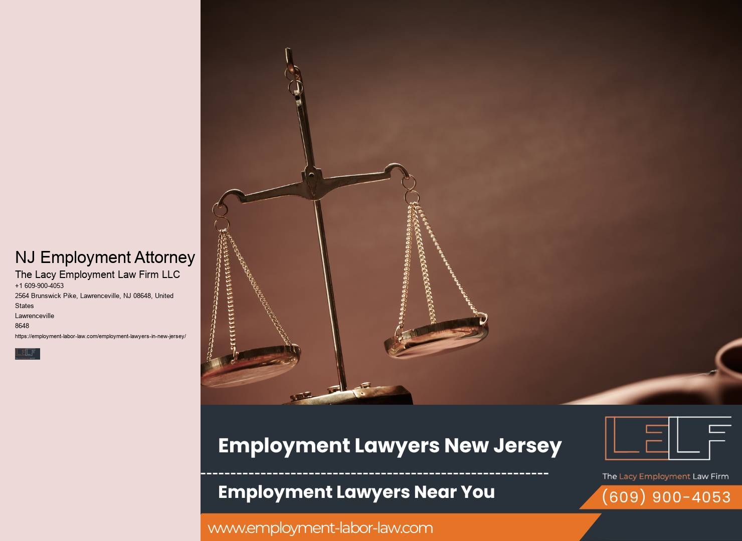 NJ Employee Rights Law Firm