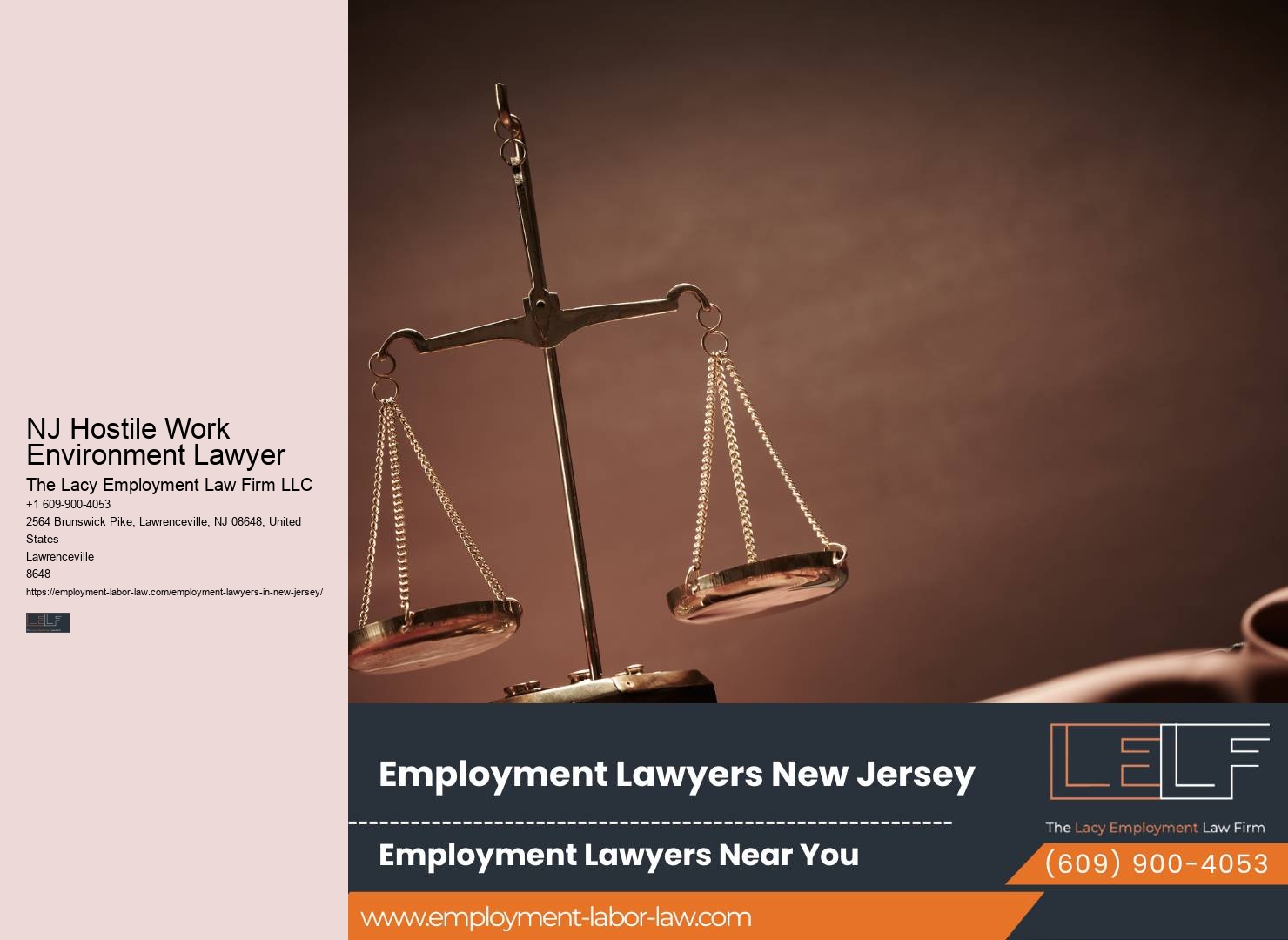 NJ Hostile Work Environment Lawyer Employee Rights Legal Help