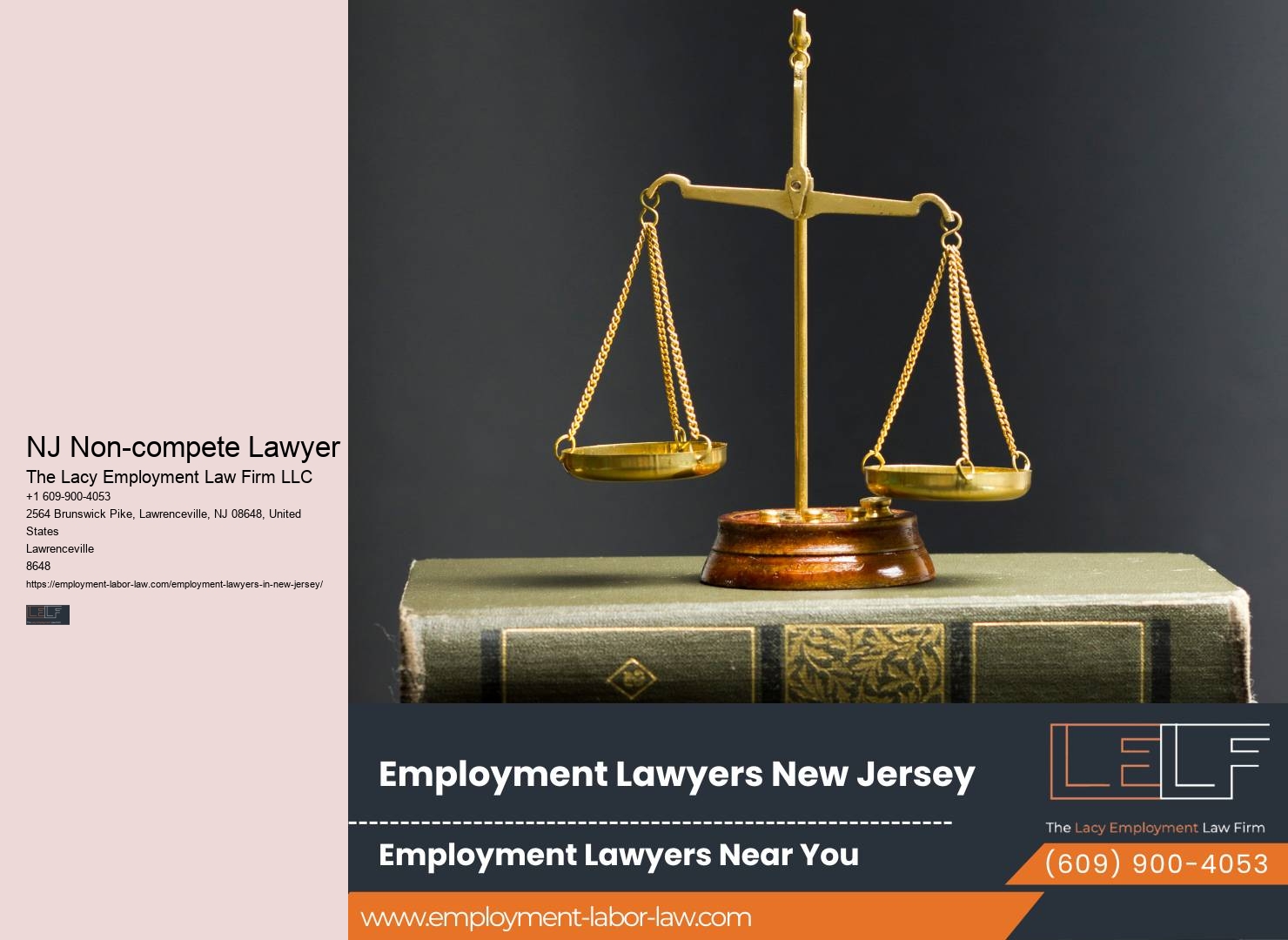 NJ Employment Legal Representation