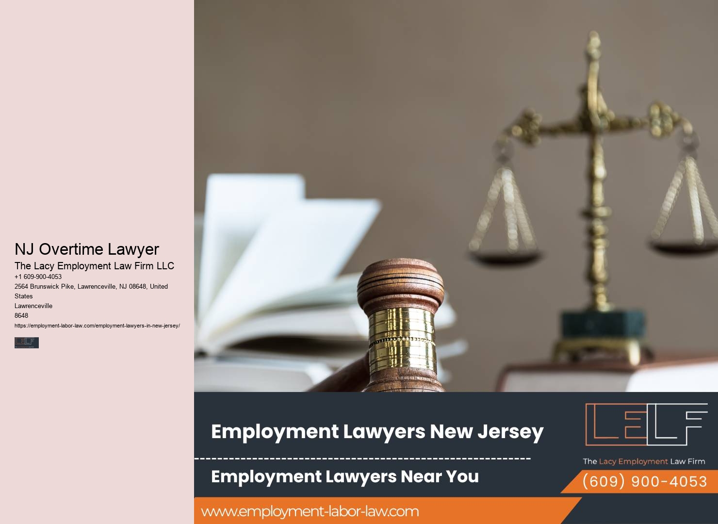 NJ Employment Law Specialist Services