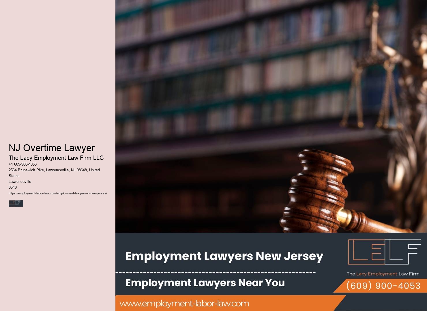 NJ Job Discrimination Counsel