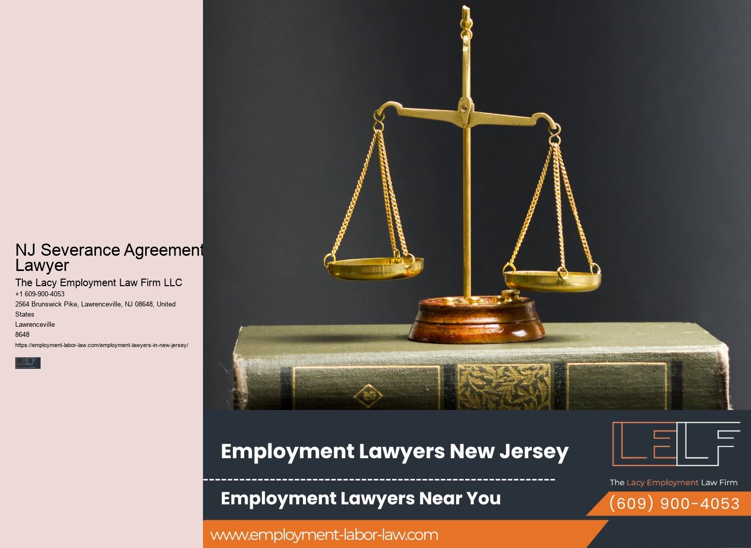 NJ Severance Agreement Lawyer Workplace Retaliation Attorney