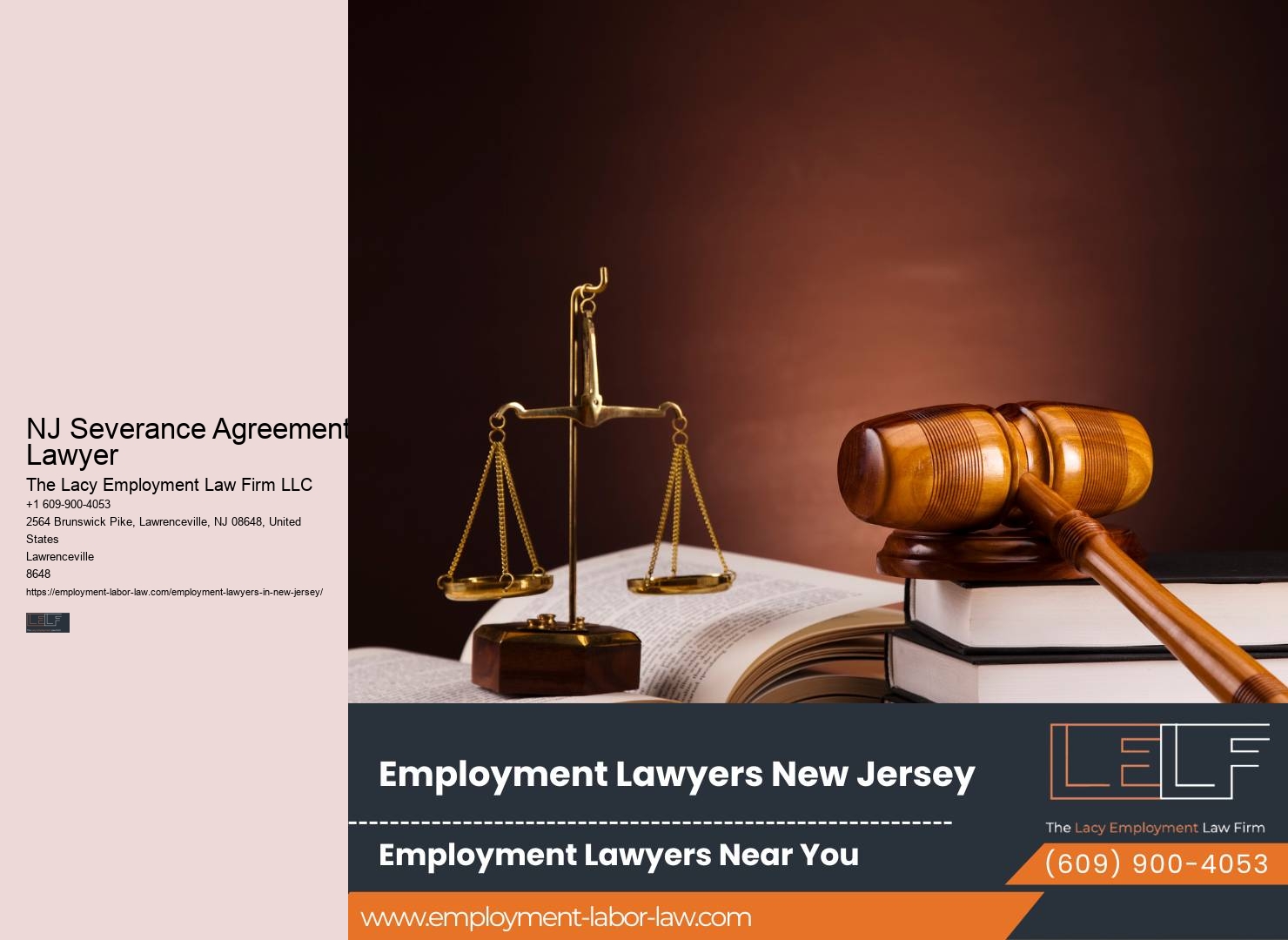NJ Workplace Rights Legal Counsel