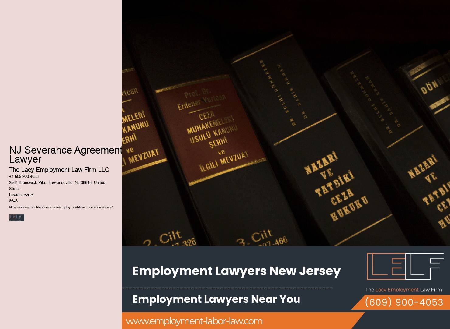 NJ Employment Law Defense