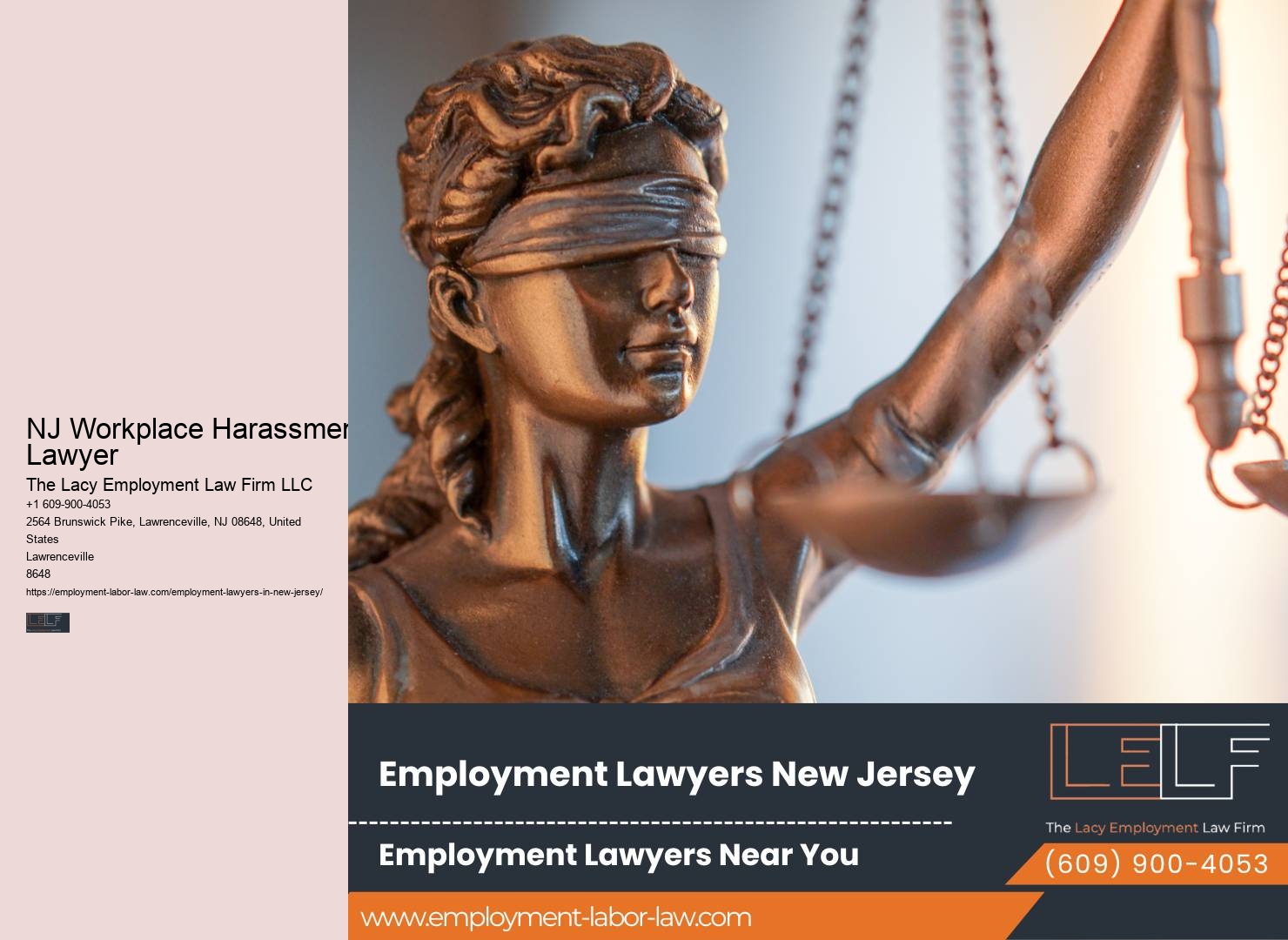 NJ Workplace Harassment Lawyer Employee Legal Advice