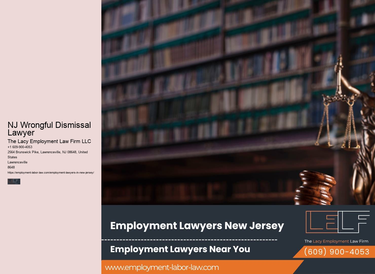 NJ Employment Law Help Services