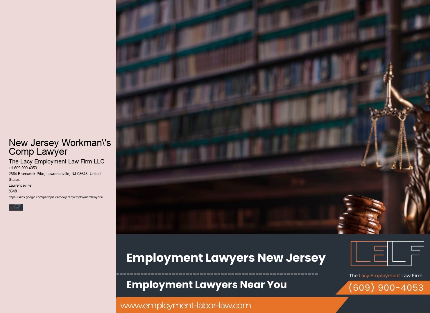 NJ Employment Law Rights Attorney