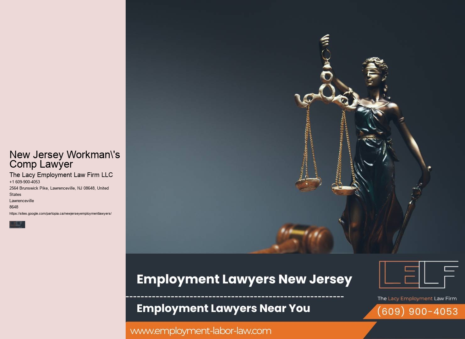 New Jersey Workman's Comp Lawyer Employee Benefits Lawyer