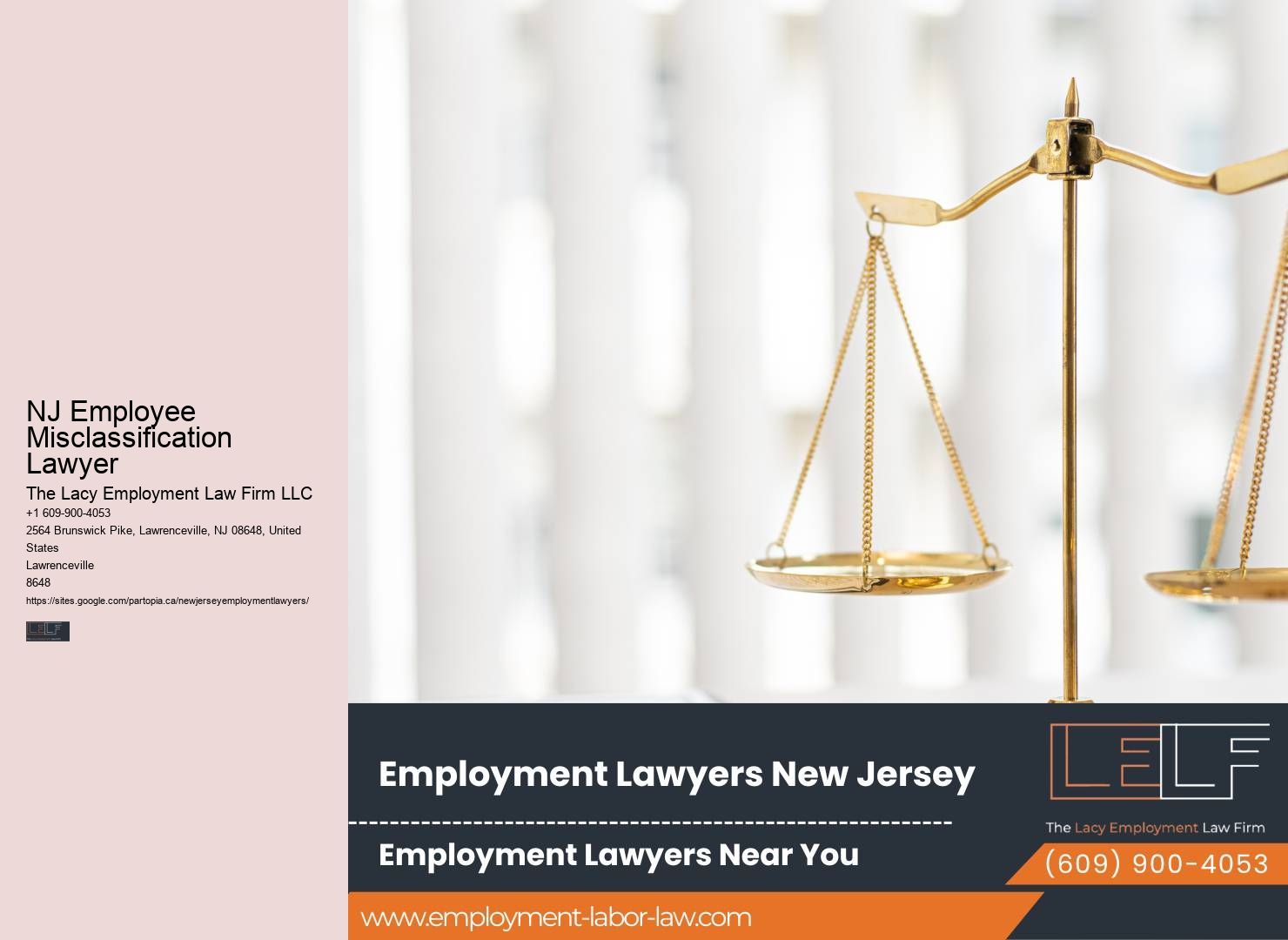 NJ Employment Law Specialist Services