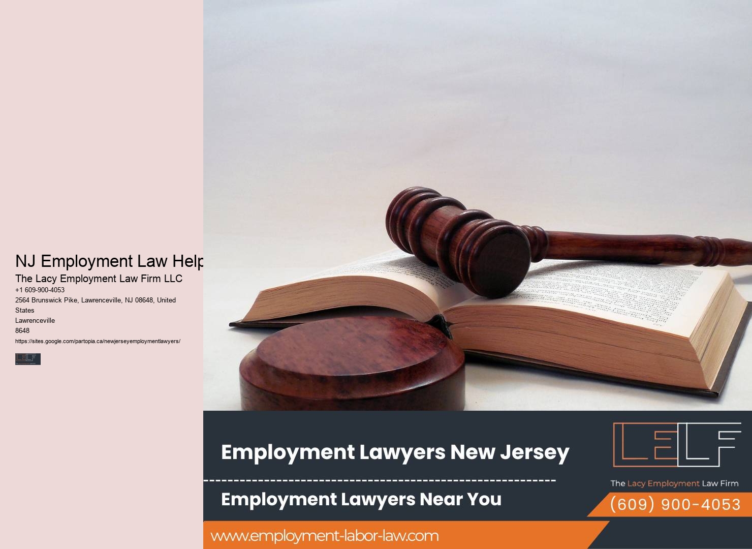 NJ Fair Employment Attorney