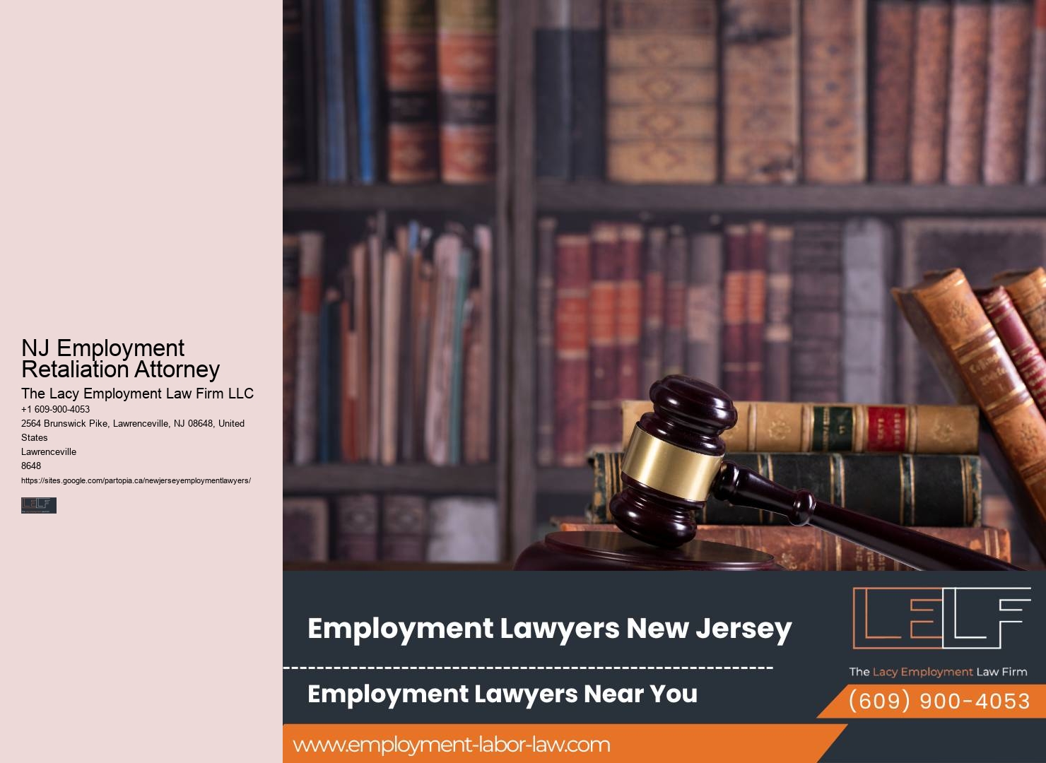 NJ Employment Retaliation Attorney Employment Legal Services