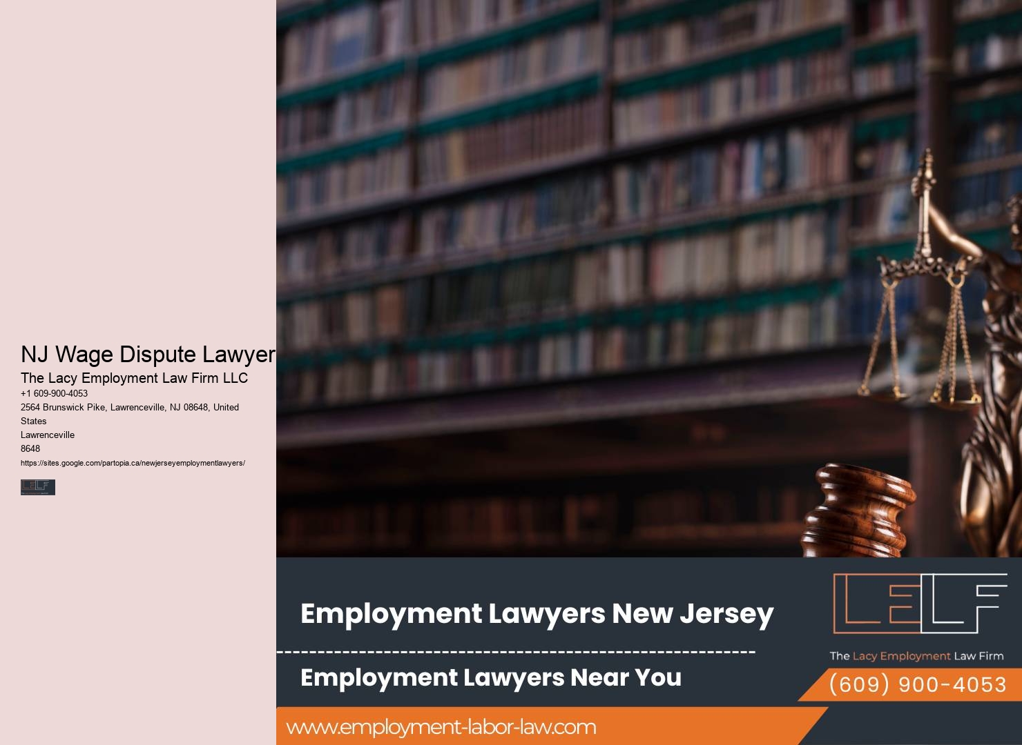 NJ Wage Dispute Lawyer Wage Dispute Attorney