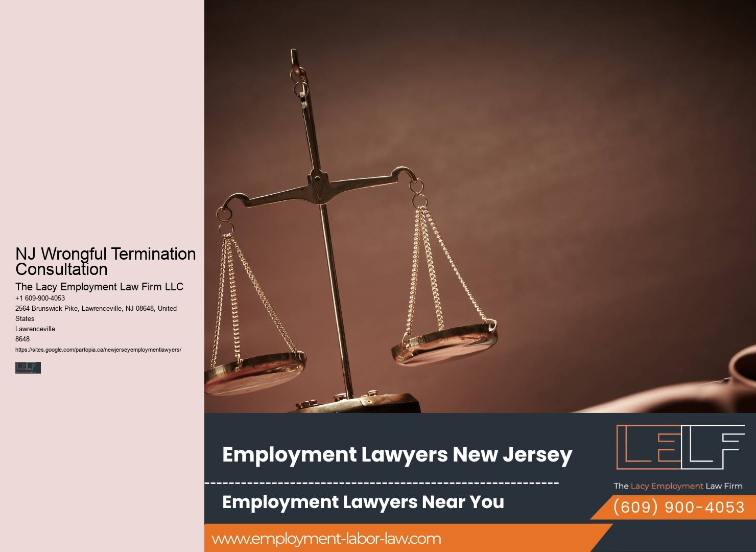NJ Termination Dispute Lawyer