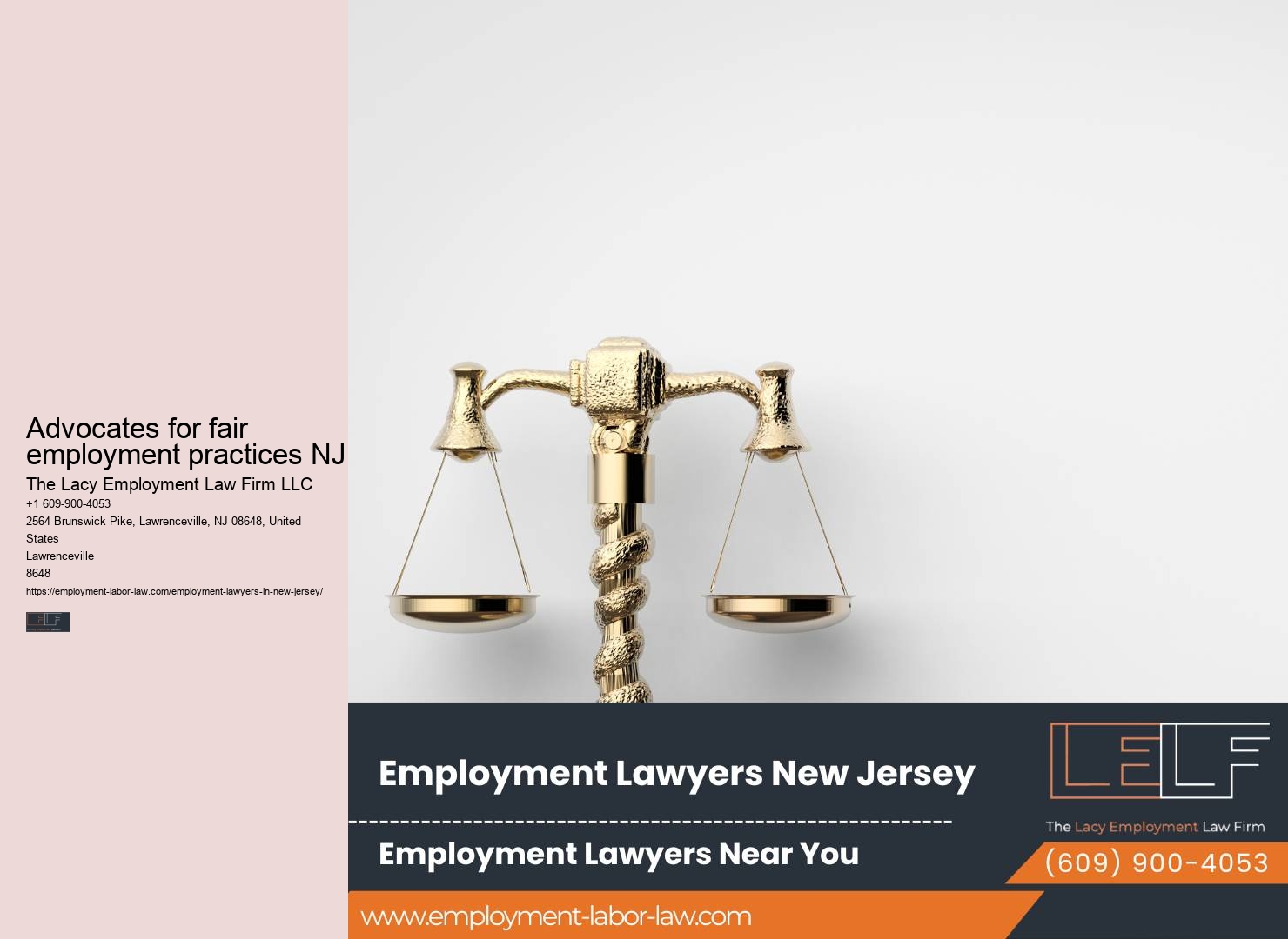 Advocates for fair employment practices NJ