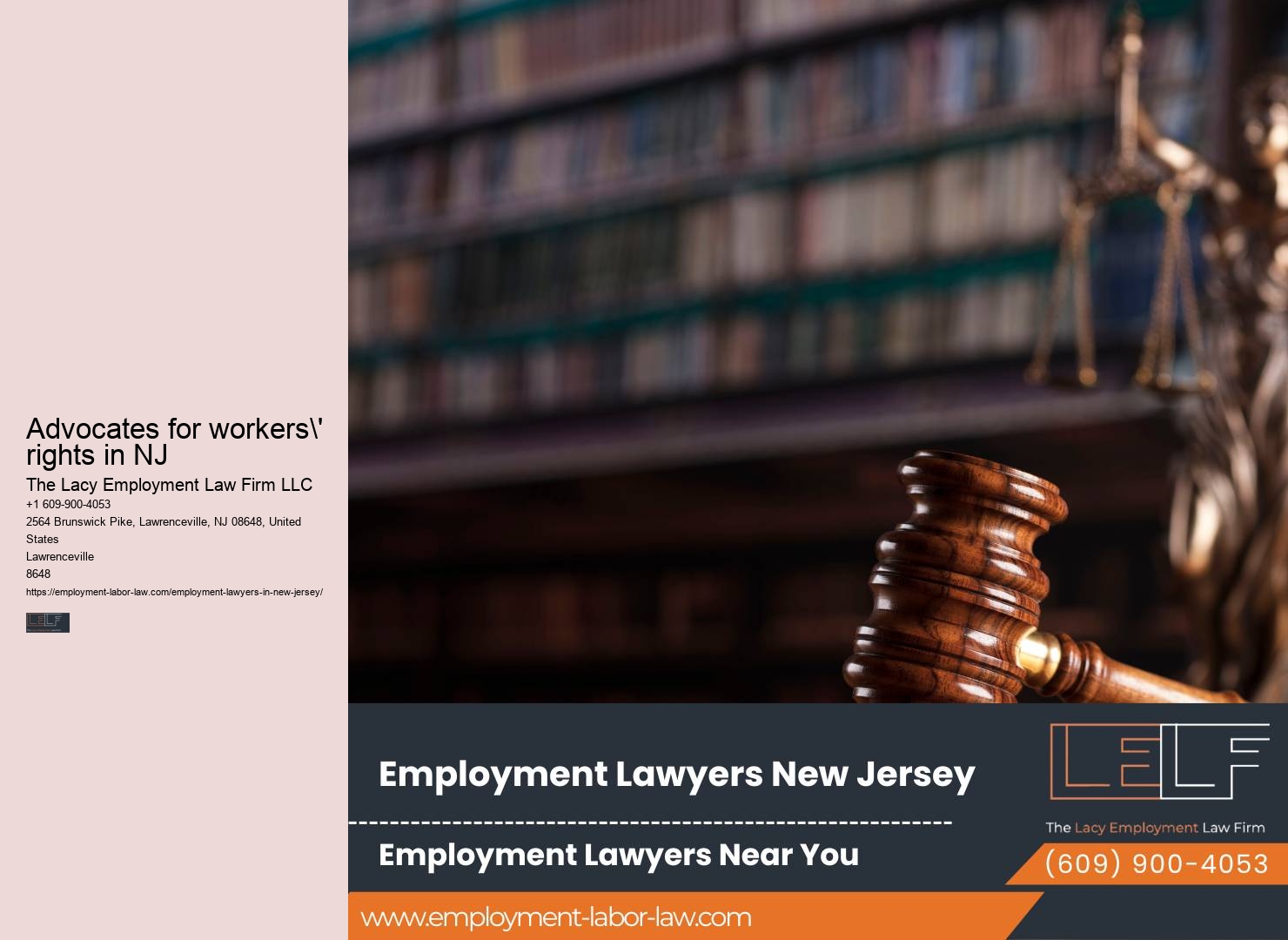 Representation for NJ workers' rights