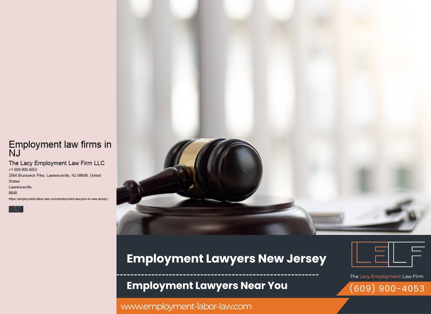 Knowledgeable NJ Employment Attorneys