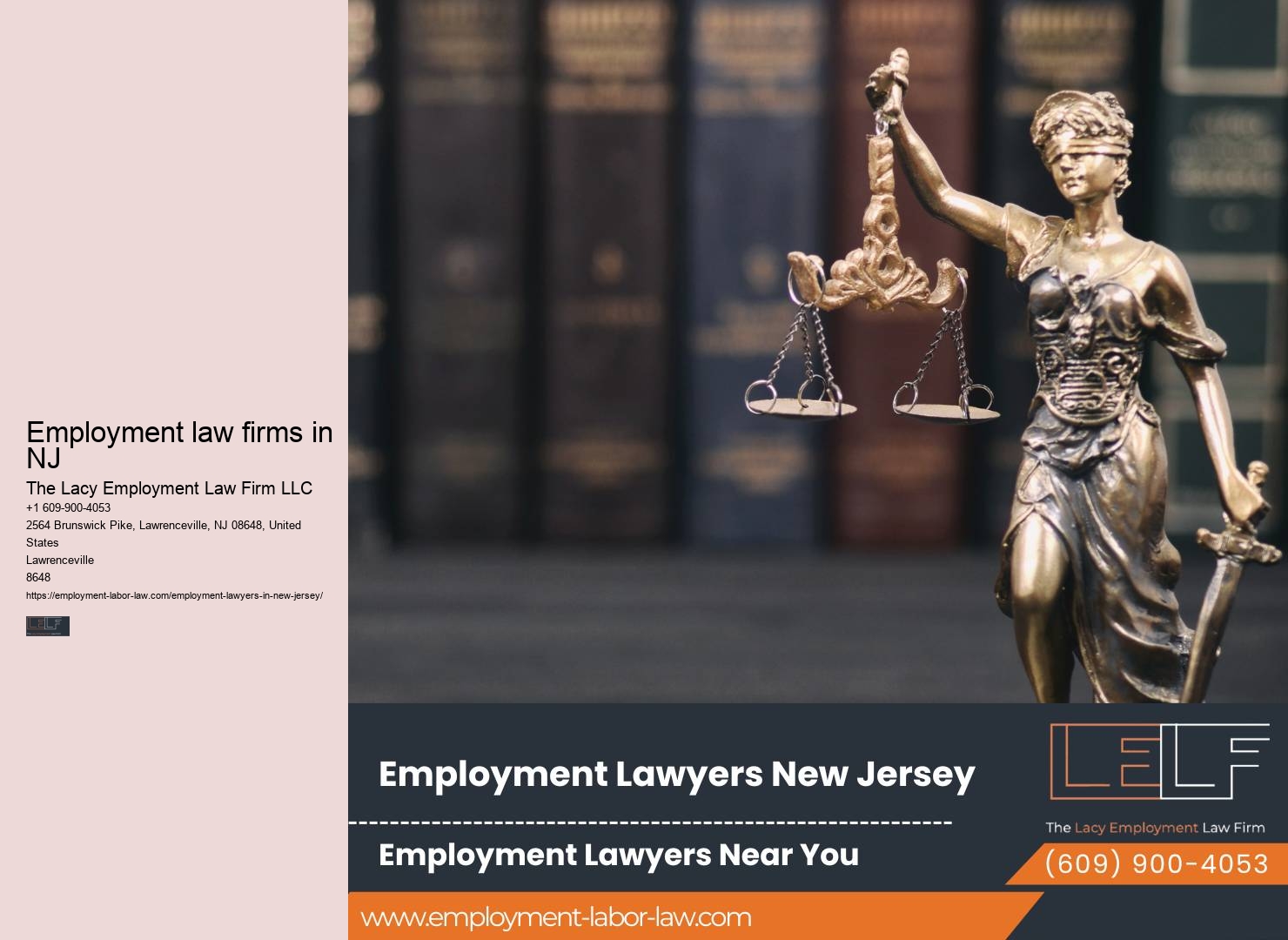 NJ Employment Lawyers for Employer Defense