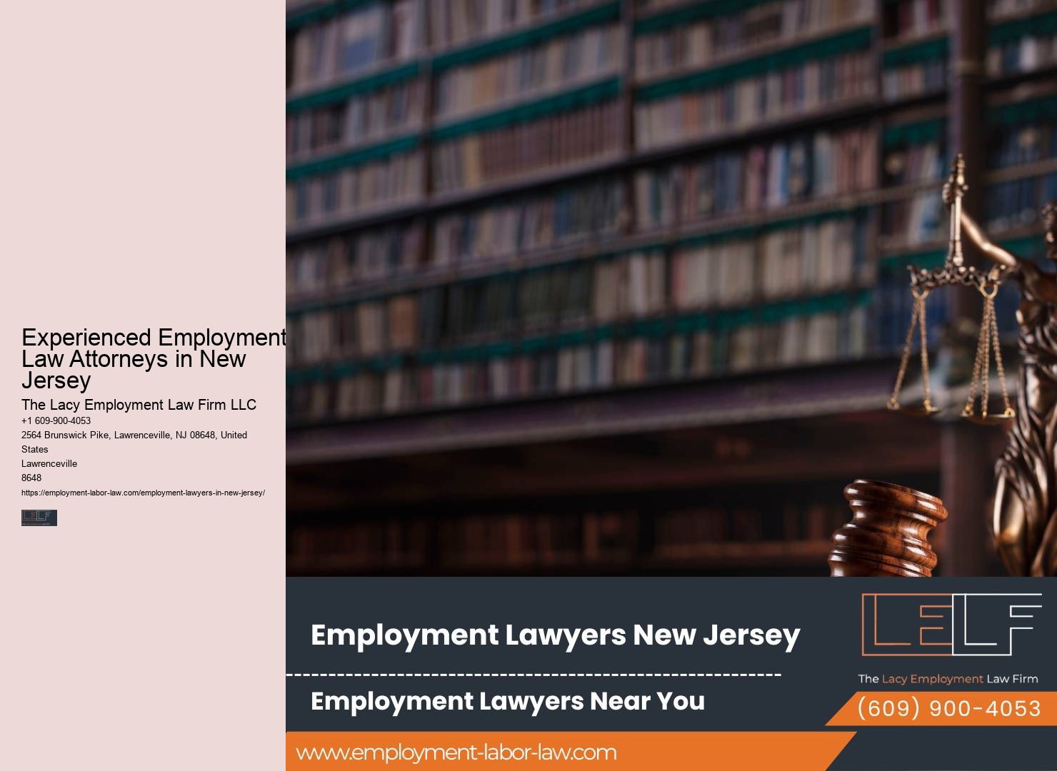 Legal aid for NJ retaliation lawsuits