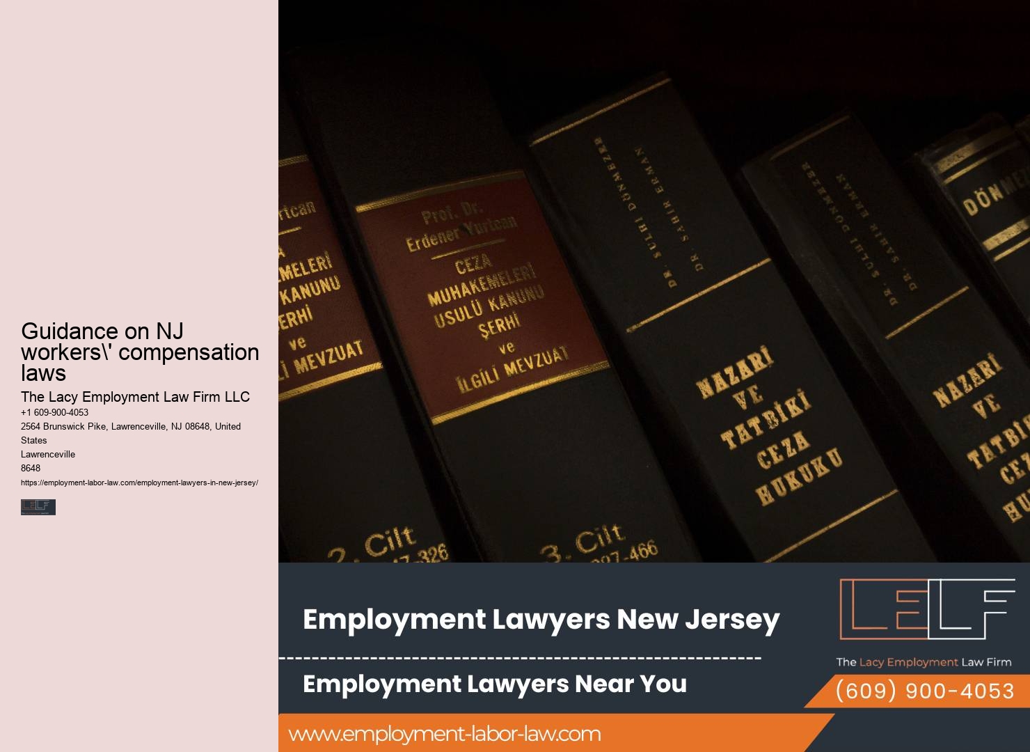 NJ Employment Lawyers for Unfair Dismissal