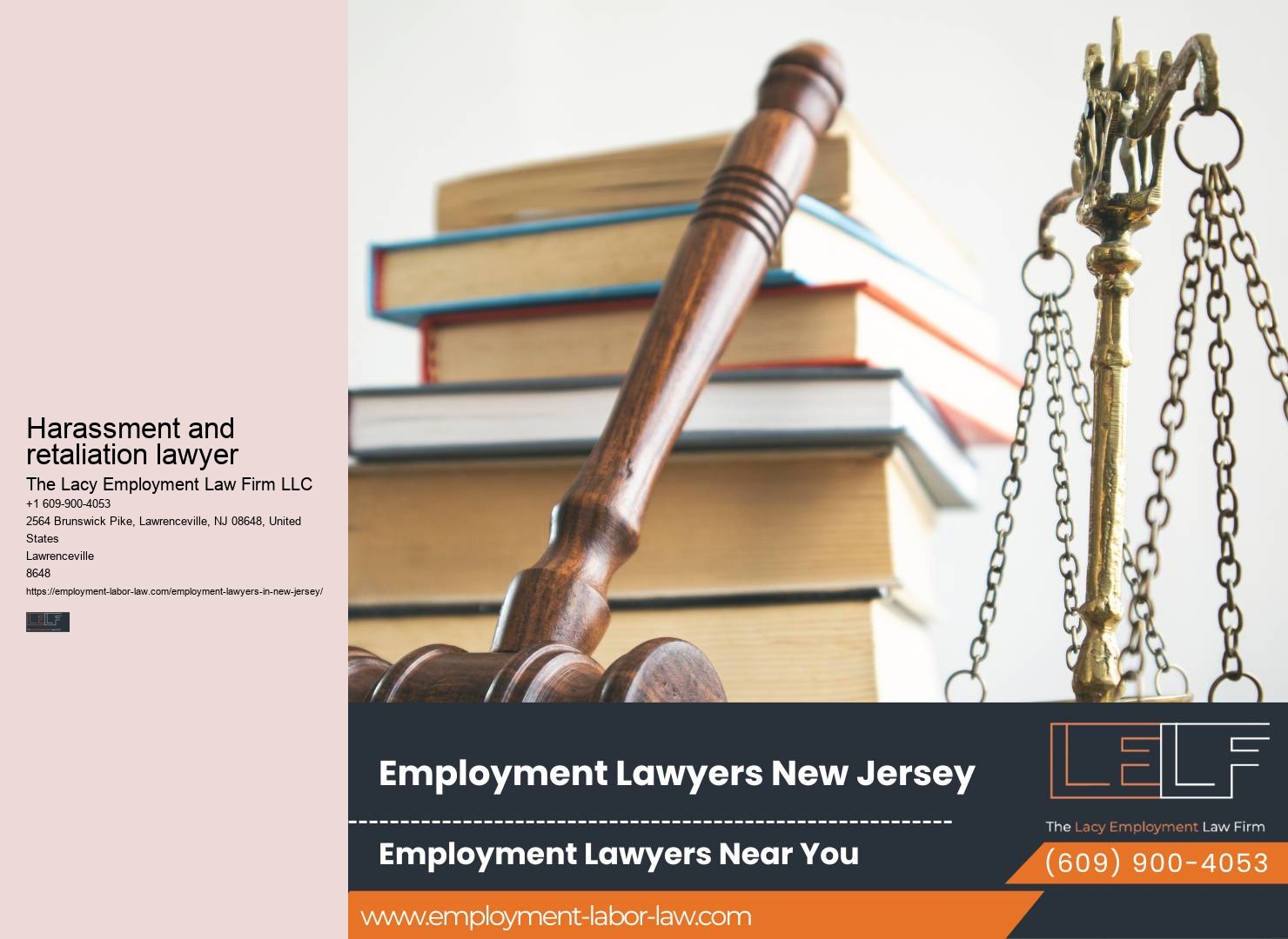 Trusted Employment Law Firm in NJ