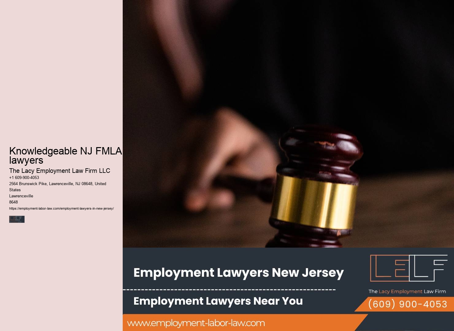 Experienced NJ Lawyers for Employment Law Litigation