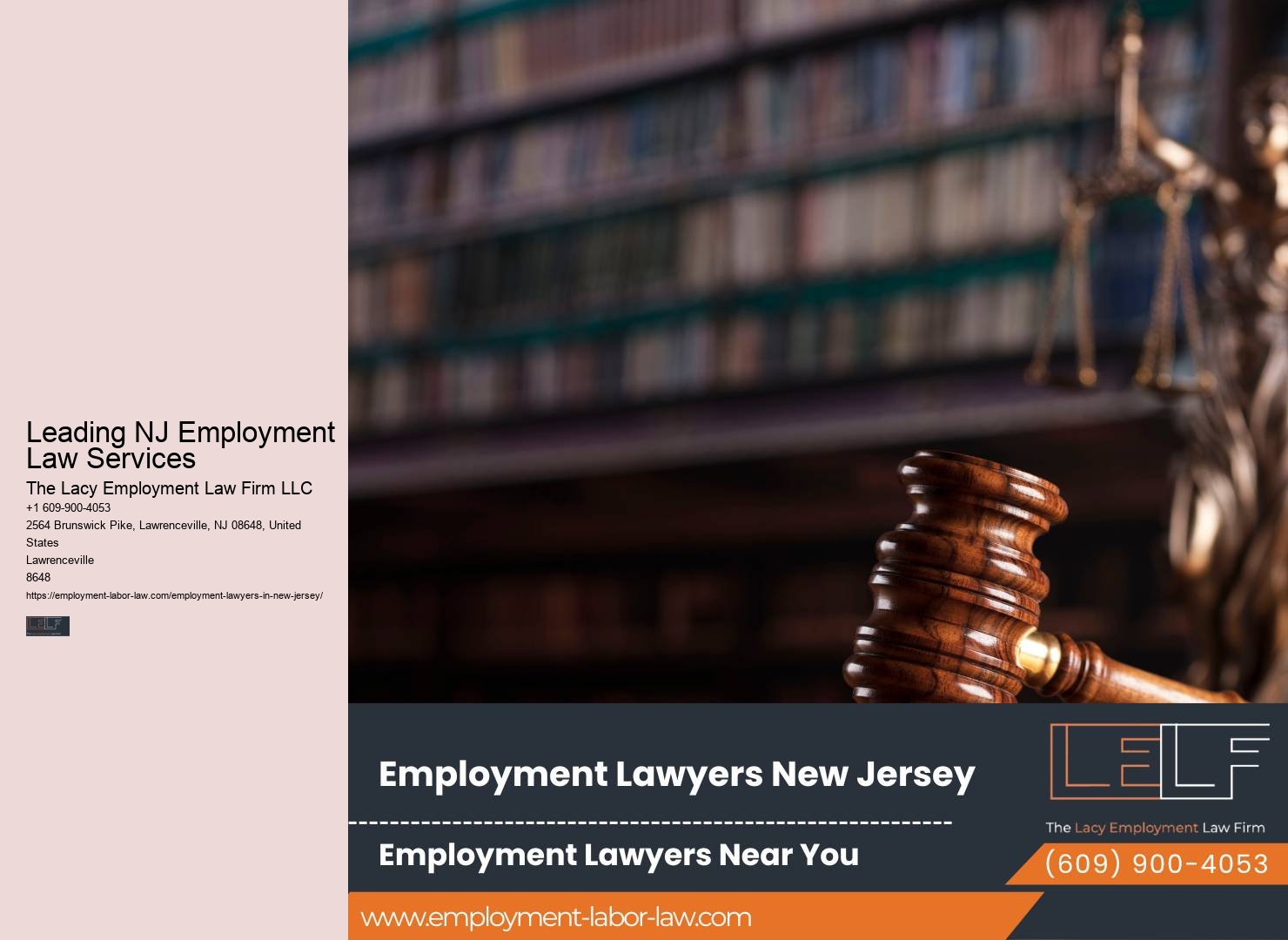 NJ employment law specialists