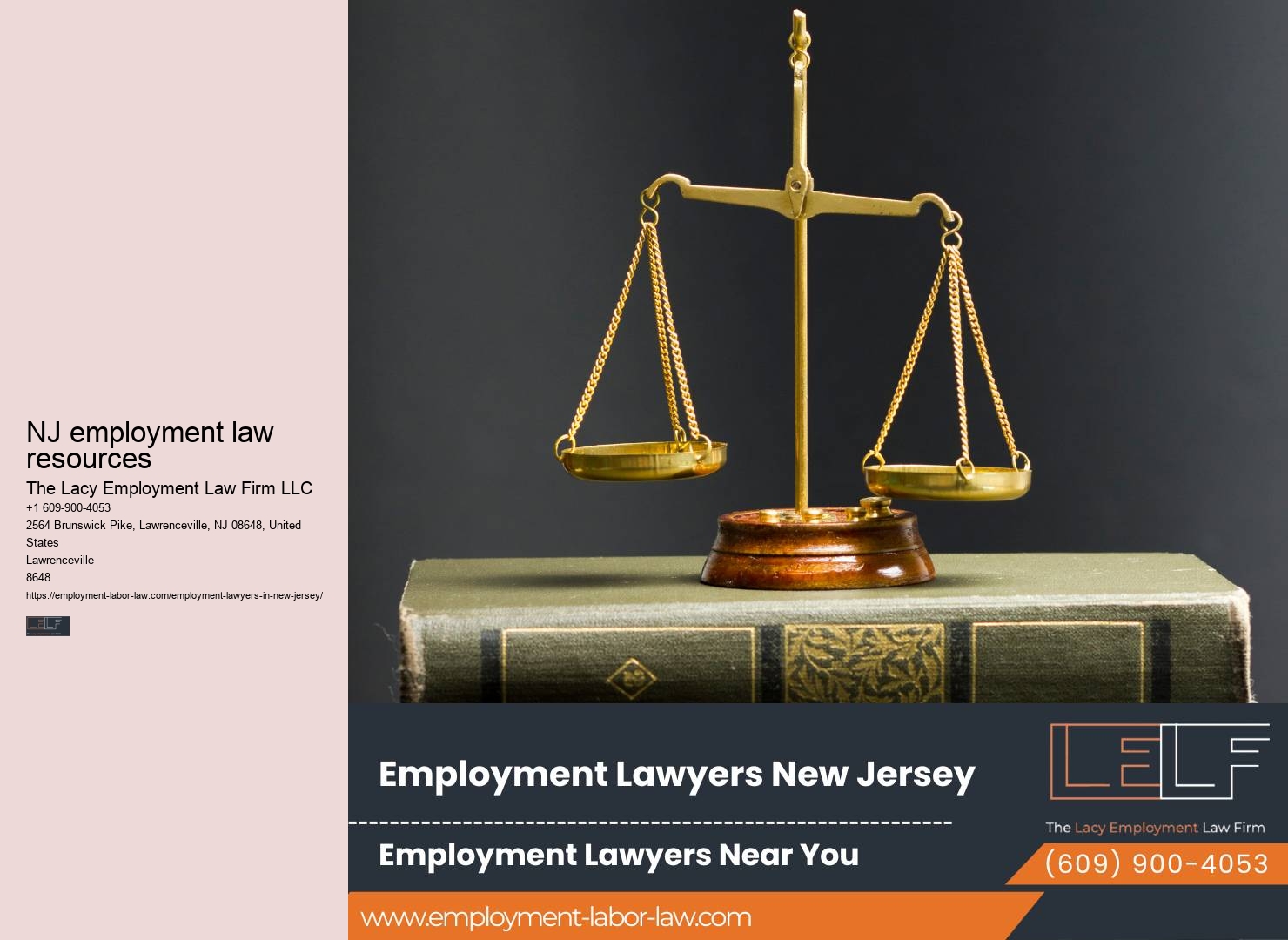 NJ Employment Lawyers for Wrongful Dismissal