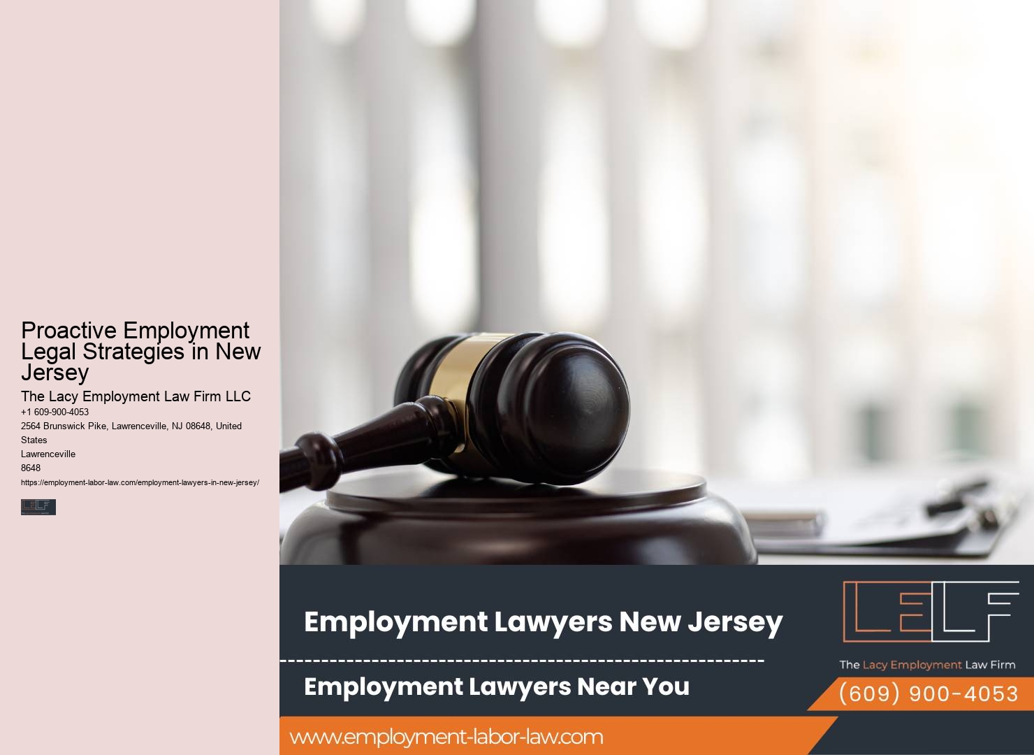 Handle Employment Law Litigation with NJ Lawyers