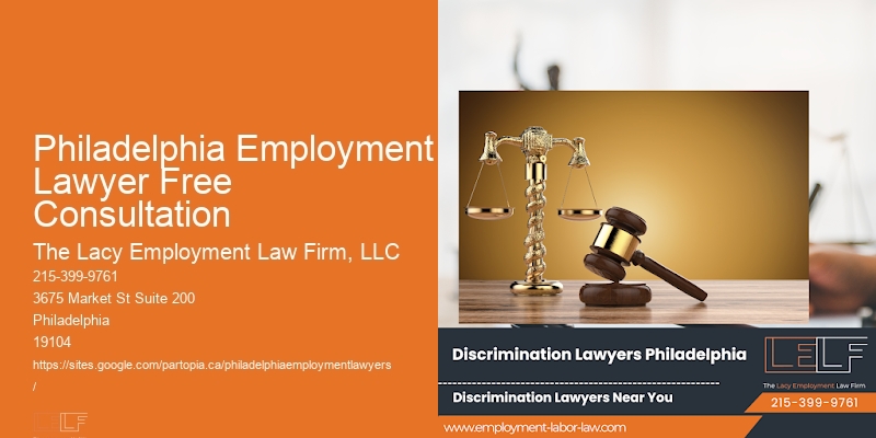 Philadelphia Employment Lawyer Free Consultation