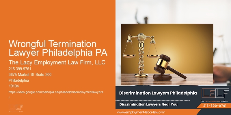 Wrongful Termination Lawyer Philadelphia PA