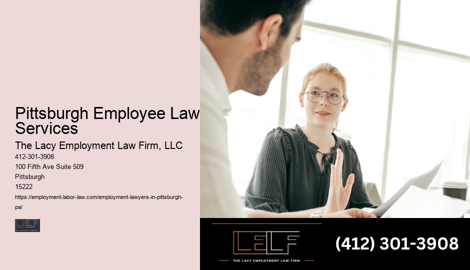 Affordable Pittsburgh Employee Law Services employment law services