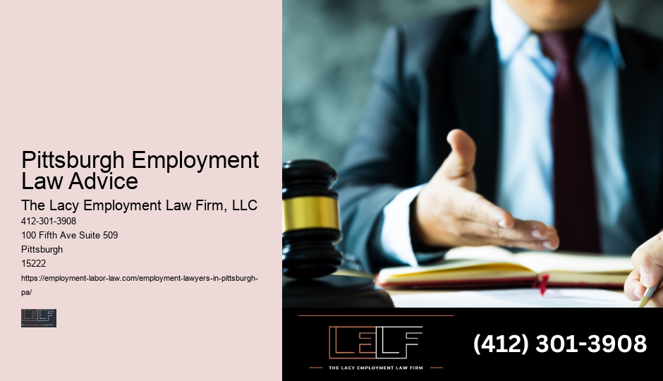 Pittsburgh Employment Law Advice employment law firm defense