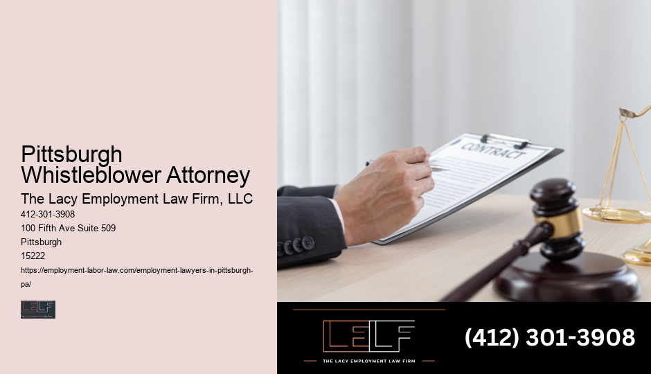 Employment Law Firm Pittsburgh Whistleblower Attorney PA