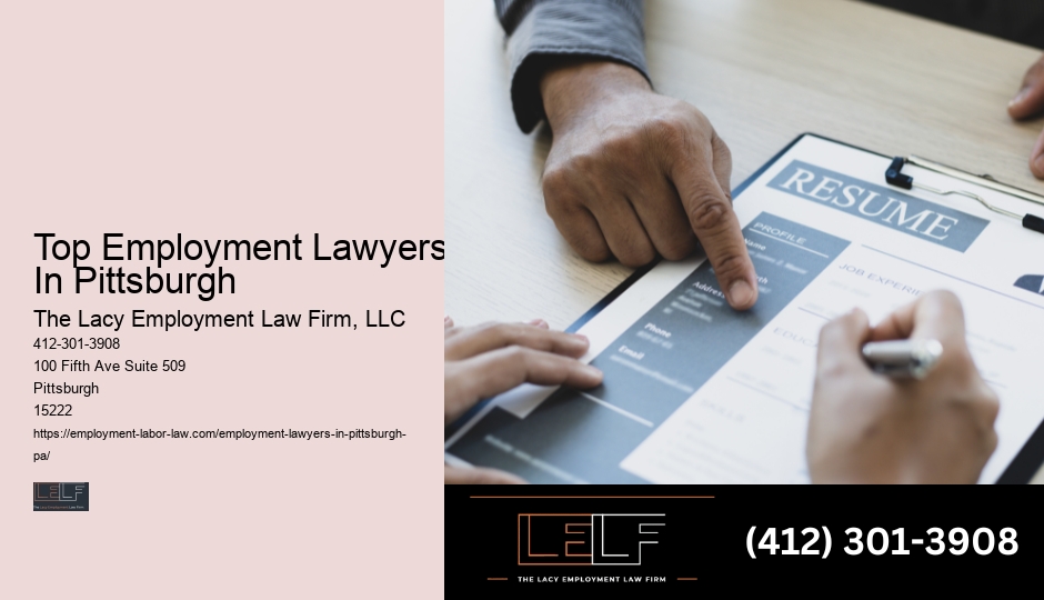 Employment Dispute Lawyer Top Employment Lawyers In Pittsburgh PA