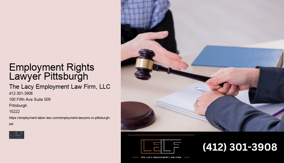 Pittsburgh Job Termination Legal Services