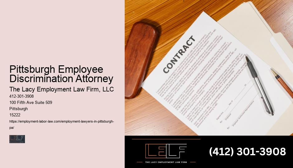 Workplace Dismissal Attorney Pittsburgh