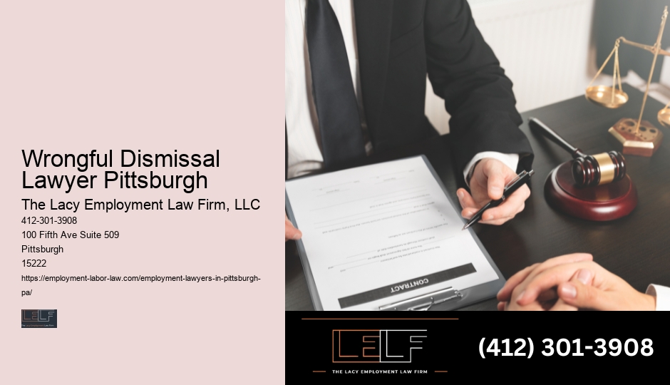 Pittsburgh Job Termination Law Firm