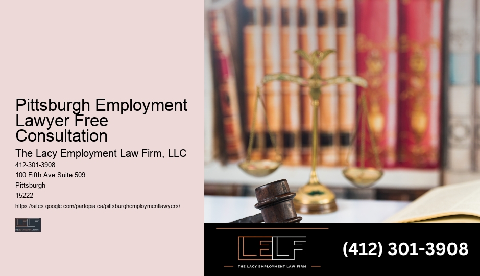Pittsburgh Job Termination Law Firm