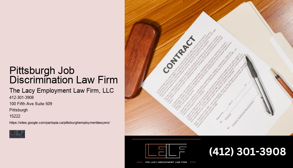 Pittsburgh Employment Discrimination Legal Support