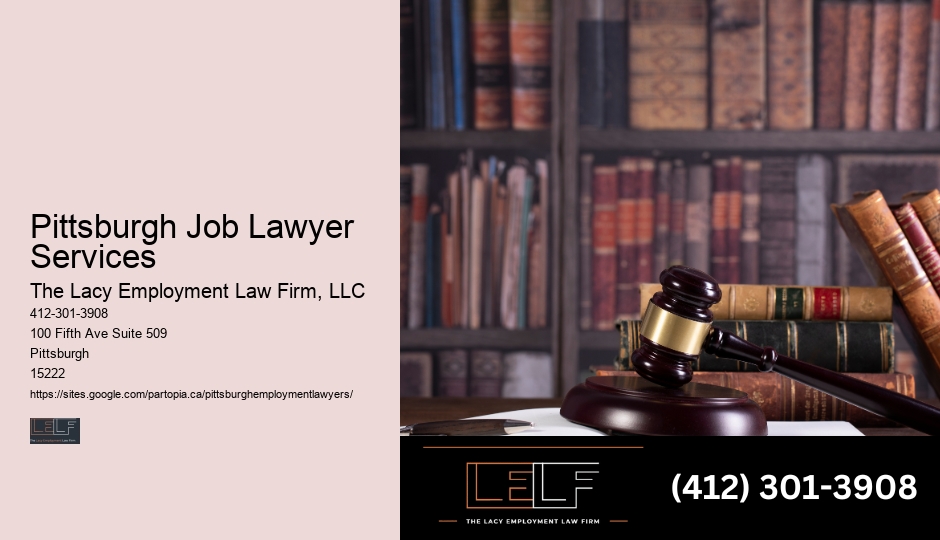Pittsburgh Employment Law Attorney Services