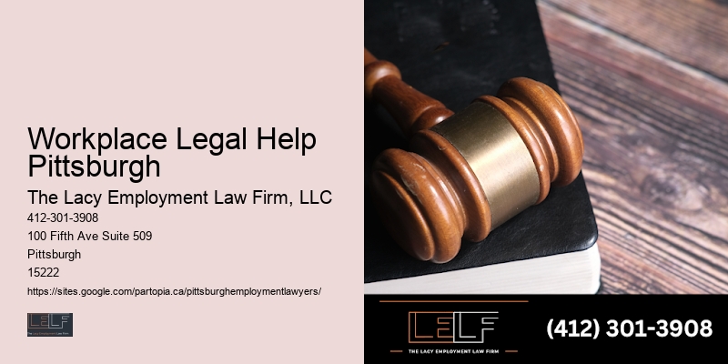 Workplace Legal Help Pittsburgh